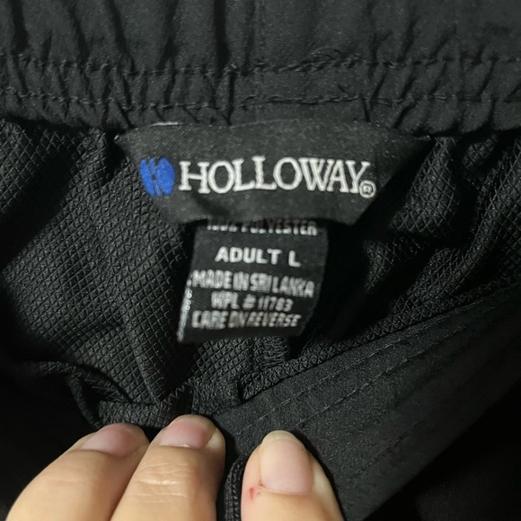 Holloway Sportswear Wind and Water Resistant Black Pants Size Large - Picture 6 of 6